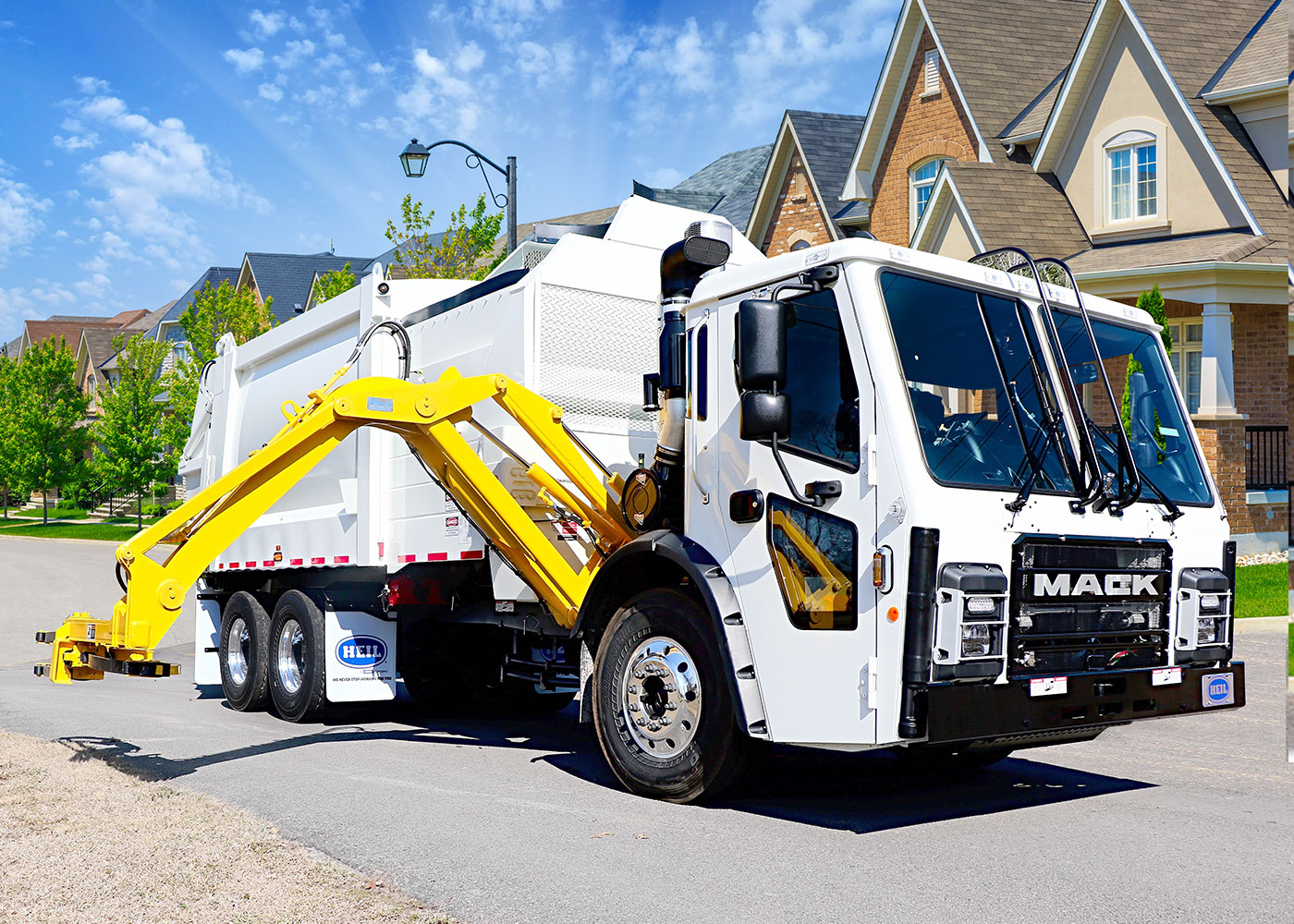 Automated Side Loader Garbage Truck