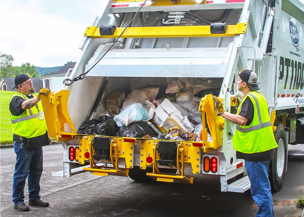 High Capacity Rear Load Garbage Trucks - PT1100 Rearload Trash Trucks