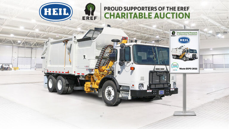 Heil donates garbage truck to EREF auction