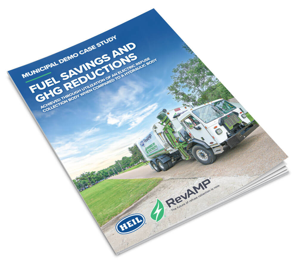 Electric garbage truck municipal case study on route