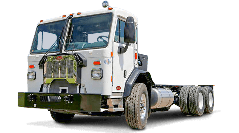 mount electric Garbage Truck body on diesel chassis